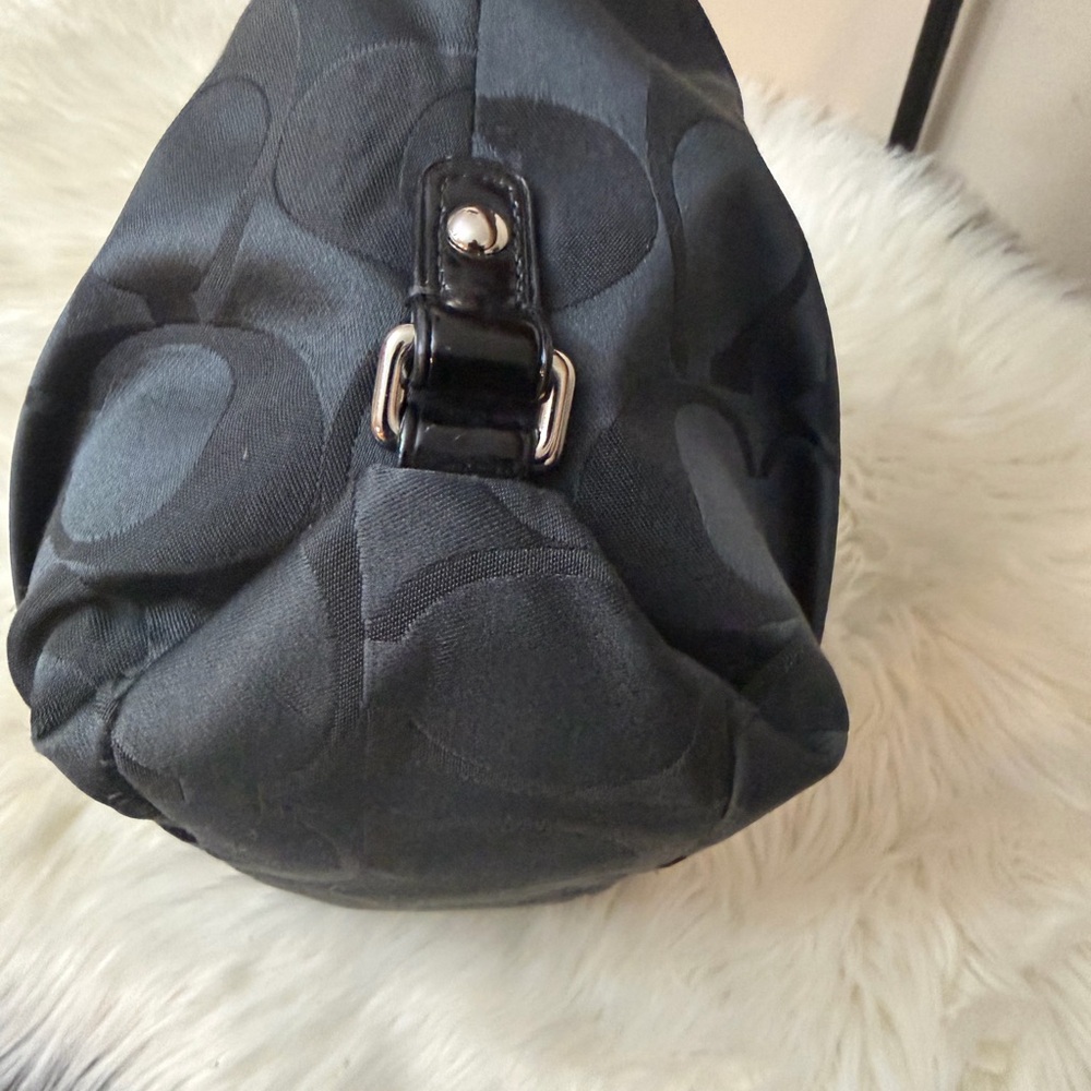 Coach Black Brooke Sateen Signature
Charm Shoulder Bag - Picture 8 of 11